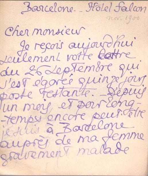 Littérature. Environ 140 lettres, la plupart L.A.S., adressées au critique d’art et poète Achille Segard (mouill. et défauts à qqs lettres; cartes de visite jointes).{CR}G. Labouchère, Adolphe Lacuzon (3), G. Lafenestre, P. Lafitte, E. La Jeunesse, Marianne de Lamartine, Émile Lante (3), Henry Lapauze (7), Marcel Lauras (4), Marius Leblond, Georges Lecomte, H. Lecomte du Nouy, Ch. Le Goffic, J. Lemaitre, Camille Lemonnier (2), F. Loliée, C. Looten, A. de Lorde, Pierre Louÿs, Roger Marx, Camille Mauclair, André Maurel (10), Max Maurey, Ch. Maurras, L. Maury, Octave Maus, Stuart Merrill (6), Pierre Mille (14), F. de Miomandre, Albert Mockel, Eugène Montfort, Eugène Morand, Léon Moreau (8), Charles Morice (3), Gabriel Mourey (5), Amélie Murat (poème), Pol Neveux, Anna de Noailles (4), P. de Nolhac, etc.
