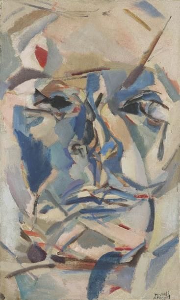 Reynold ARNOULD (1919-1980)
Mouvement Huile sur toile. Signée en bas à droite. Titrée au dos. 55 x 33 cm