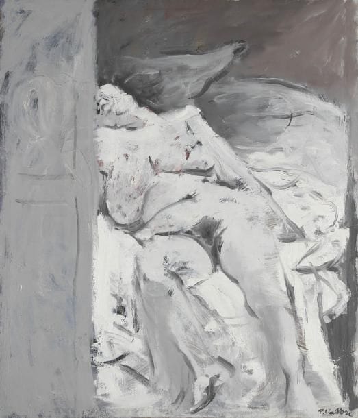 Paolo VALLORZ (né en 1931)
Nu couché, 1961 Huile sur toile. Signée en bas à droite. 111 x 94 cm Provenance:  Galerie D. Benaudor, Paris.