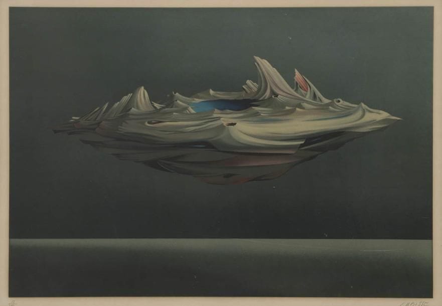 Félix Labisse (1905-1982)
Le Grand dépayseur Lithographie. Signée et numérotée sur 300 48.5 x 69 cm