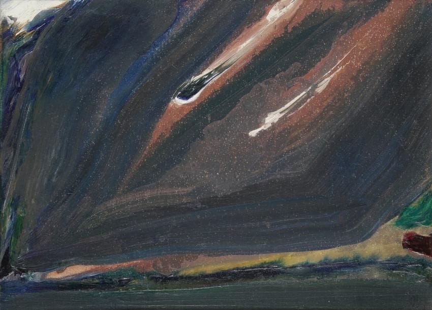 Olivier DEBRE (1920-1999)
Suridals Fjord, 1971 Huile sur toile. Monogrammée et datée en bas à droite. Signée, datée, titrée au dos. 33 x 46 cm Provenance: - Galerie Ariel, Paris, n°7454. - Collection du docteur Jean-Louis Amiel