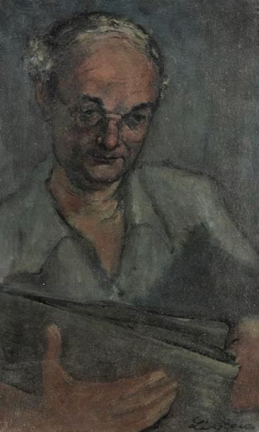 Léon ZACK (1892, Rastiapino, province de Nijni-Novgorod - 1980, Vanves)
Portrait


Huile sur toile. 


Signée en bas à droite. 


(Restaurations). 


61 x 38 cm


Lev Vassilievitch Zak : poète théoricien et idéologue de l’égofuturisme, peintre, dessinateur, décorateur de théâtre, sculpteur. Fils de pharmacien, Zack avait décidé dès l’âge de six ans de devenir peintre. Sa première exposition fut en 1907, au Salon de la Fédération à Moscou. Il quitte la Russie en 1917 pour Paris et Florence, où il vit jusqu’en 1921. En 1922, il arrive à Berlin, pour faire des décors de théâtre pour Boris Romanov et le Ballet Romantique Russe. L’année suivante, il s’installe à Paris. Entre 1930 et 1937 il se rapproche des peintres néo-humanistes tels que Christian Bérard et Pavel Tchelitchev.


Les années 1940-45 obligent Zack à vivre sous un pseudonyme à Villefranche-sur-Mer.


De retour à Paris, Zack continue d’exposer ses toiles et commence à se tourner vers l’abstraction lyrique.


Леон ЗАК. 


Портрет. 


Холст, масло. 


Подпись внизу справа.