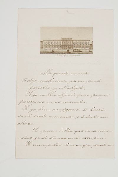 Famille d'Orléans.4 lettres autographes signées, 1840-1881.Luisa Fernanda de Bourbon, duchesse de Montpensier (1832-1897, épouse d'Antoine d'Orléans, duc de Montpensier, dernier fils de Louis-Philippe), 7 mai 1840, à sa mère la Reine Marie-Christine, écrite en espagnol à l'âge de 8 ans (vignette de l'Hôtel des Monnaies). Marguerite d'Orléans, princesse Czartoryska (1848-1893, fille aînée du duc de Nemours, petite-fille de Louis-Philippe), [1872 ?], à son chiffre couronné, à la baronne de Rothschild.Isabelle du Brésil, comtesse d'Eu (1846-1821, fille de l'empereur Pedro II, épouse de Gaston d'Orléans, comte d'Eu, fils du duc de Nemours), 1er janvier 1880, à la baronne de Rothschild.Sophie-Charlotte de Wittelsbach, duchesse d'Alençon (1847-1897, un temps fiancée à Louis II de Bavière, épouse de Ferdinand d'Orléans, duc d'Alençon, fils cadet du duc de Nemours, morte dans l'incendie du Bazar de la Charité), 26 avril 1881, à son chiffre couronné.
