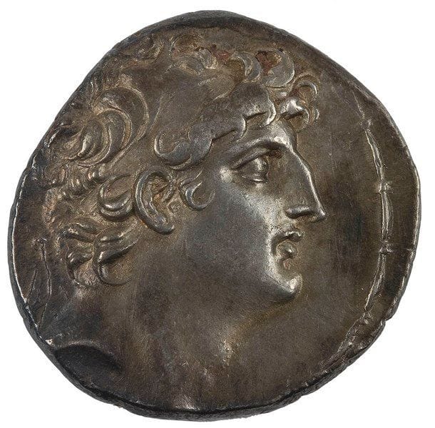 ROIS DE SYRIE. Antiochus VIII Grypos (121-96). Tétradrachme. - De Luynes 3407v., Newell 388. Exemplaire de la vente précitée, n°248. - 16,24g. - SUP