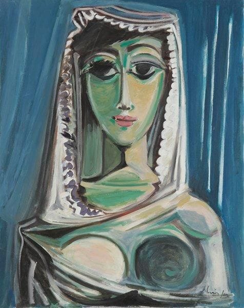 Louis SON (1921-1996)
La Mariée Huile sur toile. Signée en bas à droite. 92 x 73 cm