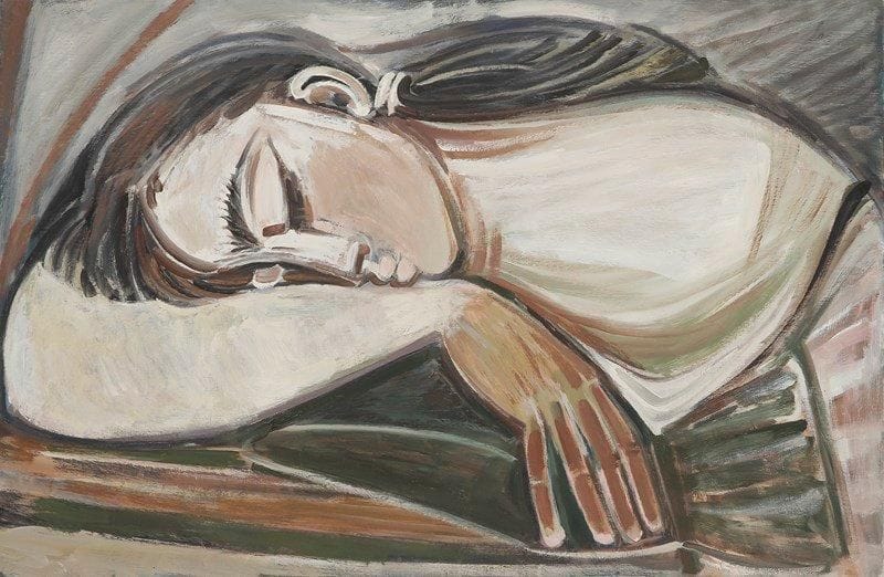 Louis SON (1921-1996)
Femme endormie Huile sur toile. Non signée. 60 x 92 cm