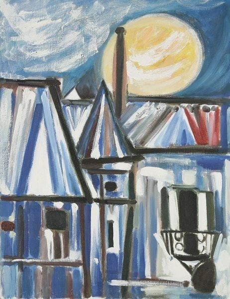 Louis SON (1921-1996)
Château au crépuscule Huile sur toile. Non signée. 65 x 50 cm
