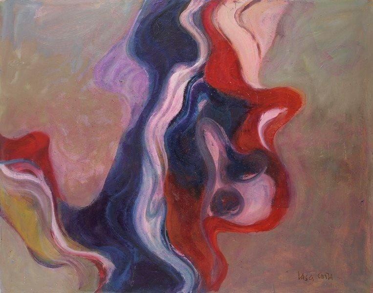Vasco COSTA (1917-1986)
Tricouleur  Huile sur toile. Signée en bas à droite. 114 x 146 cm