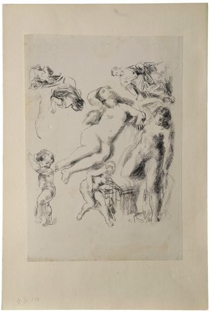 Henri FANTIN-LATOUR (1836-1904)
Diverses feuilles d'études. Autographie. Formats divers. Hédiard-Mason 178, 182 (sujet central), 191, 192, 193, et n° 5 p. 143. Très belles épreuves sur japon pelure ou sur chine volant. Infimes rousseurs. Petit trou à une pl. Toutes marges. Ens. 6 p. Provenance: succession d'Auguste Clot, imprimeur lithographe
