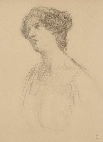 Théophile Alexandre STEINLEN (1859-1923)

Jeune femme la tête penchée
Dessin au crayon et estompe.
Porte le cachet de la vente de l'atelier en bas à droite (Lugt 2341b).
55.5 x 42.5 cm
