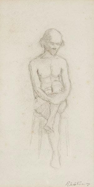 Roger de la FRESNAYE (1885-1925)

Étude d'homme assis
Dessin au fusain.
Porte le cachet de la signature en bas à droite. (Rousseurs).
29 x 15.5 cm
