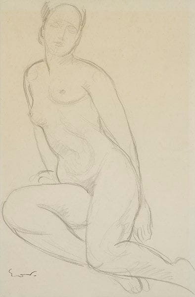 Emile-Othon FRIESZ (1879-1949)

Femme nue assise
Dessin au crayon.
Porte le cachet de la signature en bas à gauche.
41 x 27 cm

