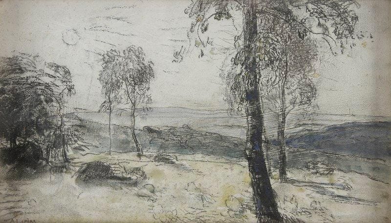 Auguste Louis LEPERE (1849-1918)

Paysage
Aquarelle et fusain sur carton blanc.
Signée en bas à gauche.
20 x 33 cm
