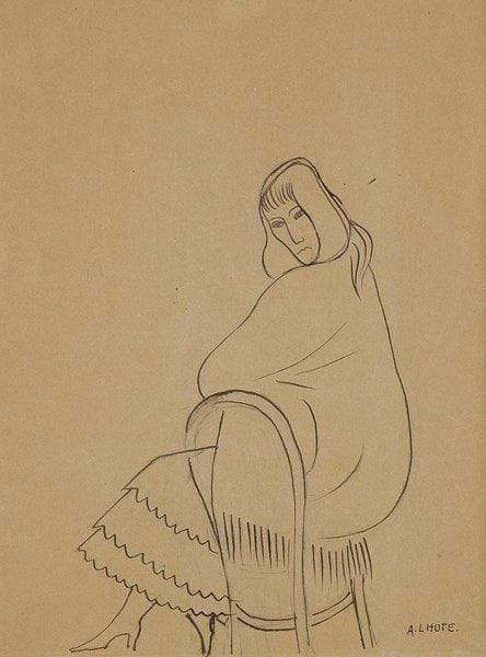 André LHOTE (1885-1962

Étude de femme pour Escales de Jean Cocteau, 1920
Dessin à l'encre.
Signé en bas à droite.
26 x 20 cm
Nous remercions madame Bermann-Martin d'avoir confirmé l'authenticité de cette oeuvre.
