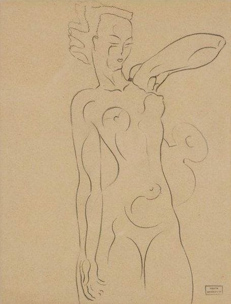 Emmanuel GONDOUIN (1883-1934)

Femme nue - Étude de cavalier
2 dessins au crayon noir.
Portent le cachet de la vente de l'atelier.
25.5 x 20.5 cm et 30 x 28 cm
