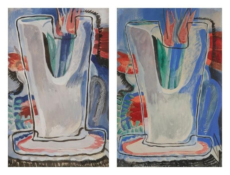 Emmanuel GONDOUIN (1883-1934)

Vase de tulipes
Gouache.
Porte le cachet de la vente de l'atelier en bas à droite.
On joint l'étude préparatoire 15.5 x 10 cm
46 x 30.5 cm