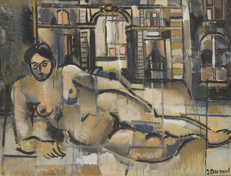 Jean BESNARD (1889-1958)

Femme nu allongée, vers 1950
Gouache sur papier contrecollée sur panneau.
Signée en bas à droite. (Petite déchirure dans un angle).
54 x 71 cm