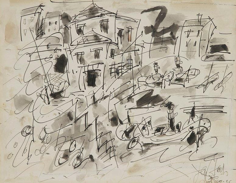 GEN-PAUL (1895-1975)

Le Port de Motrico, 1936
Dessin à l'encre et lavis d'encre.
Signé, daté et situé en bas à droite. (Taches).
31.5 x 39.5 cm 
Nous remercions Monsieur Julien Roussard de nous avoir aimablement confirmé l'authenticité de ce tableau d'après photographie.