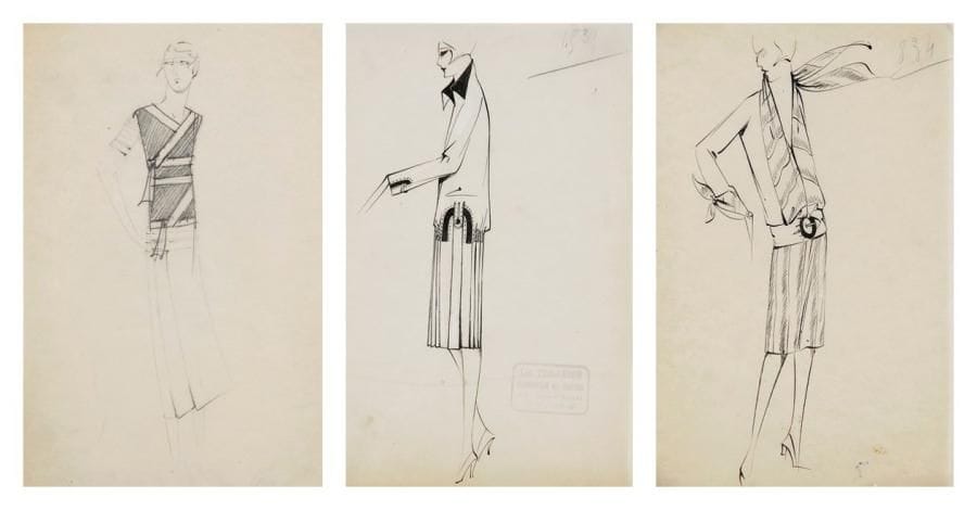 Léo TISSANDIÉ (XXe siècle)

Modèles
3 dessins à l'encre ou crayon.
L'un porte le cachet du dessinateur.
25 x 15.5 chaque
