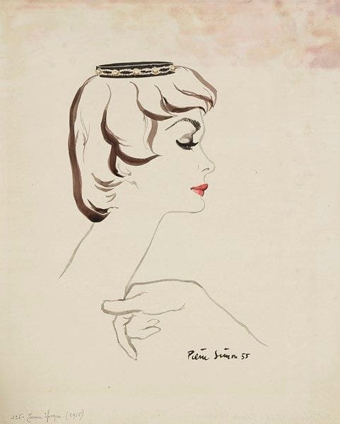 Pierre SIMON (1907-1999)

Ligne Femme Époque, 1955
Aquarelle.
Signée et datée en bas à droite.
44 x 35 cm
Provenance: 
Ancienne archives de la maison Guillaume.
