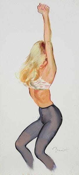 Raymond BRENOT (1913-1998)

Femme le poing levé
Gouache sur carton.
Signée en bas à droite.
53.5 x 25 cm
