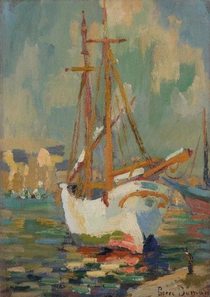 Pierre DUMONT (1884-1936)

Normandie, bateau au port
Huile sur toile.
Signée en bas à droite.
46 x 33 cm