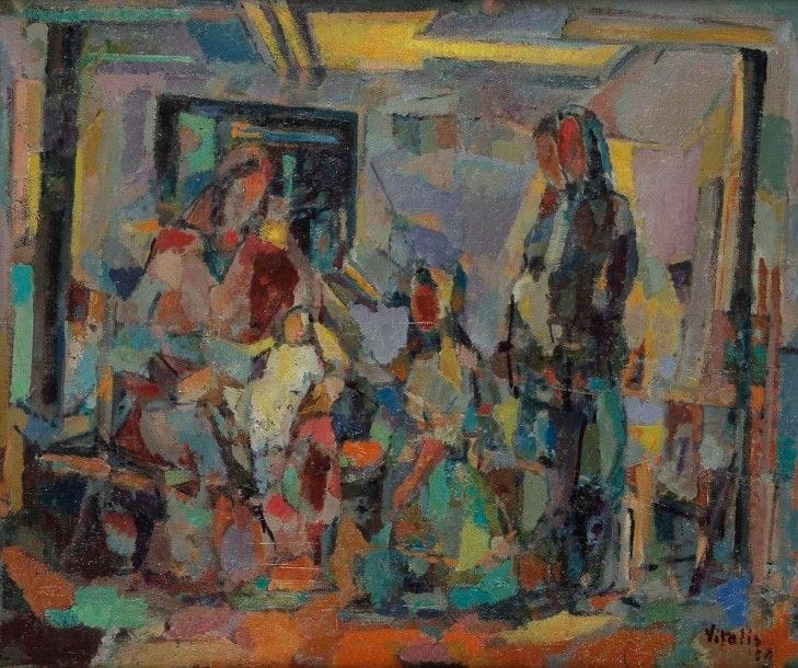Macario VITALIS [philippin] (1898-1990)

Saint-Famille, 1959
Huile sur toile.
Signée et datée en bas à droite.
Signée et datée au dos.
46 x 55 cm

L'?uvre sera incluse au Catalogue Raisonné de Macario Vitalis actuellement en préparation par Christine Thorailler, Ophelia Tequi et Claude Tayag.