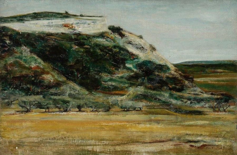 Max PAPART (1911-1994)

Paysage au rocher, 1951
Huile sur toile.
Signée et datée en bas à droite.
Titrée au dos.
(Petit manque).
45 x 65 cm