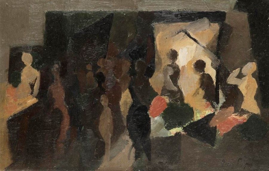 Manolo RUIZ-PIPO (1929-1998)

Assemblée
Huile sur toile.
Signée en bas à droite.
27 x 41 cm