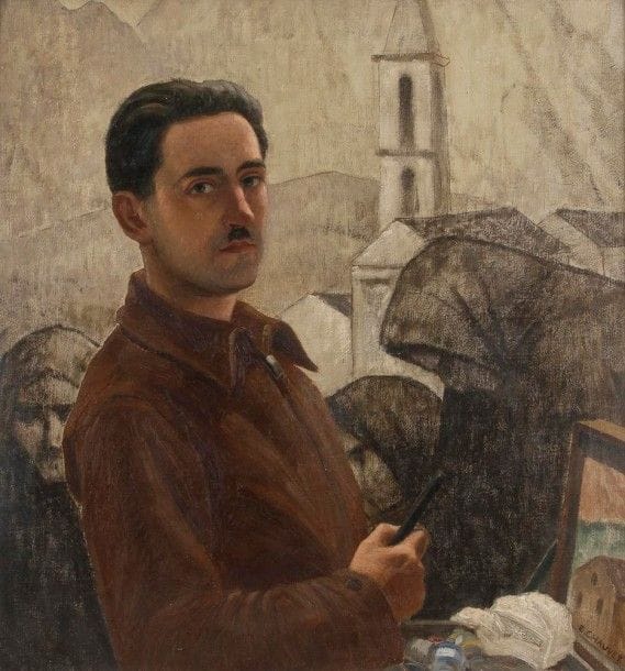 Edmond CHAUVET (1902-1969)

Autoportrait à Ghisoni en Corse
Huile sur toile.
Signée en bas à droite.
80 x 76 cm
Exposition: 
Salon des Indépendants, Paris.