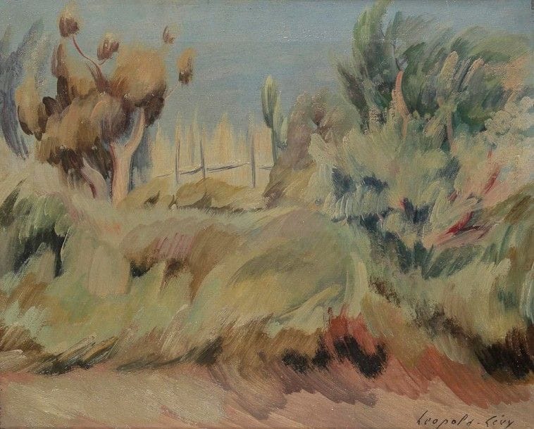 LEOPOLD-LEVY (1882-1966)

Paysage à la barrière
Huile sur toile.
Signée en bas à droite.
33 x 41 cm
