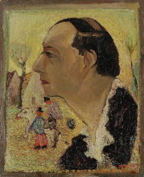 Antoon KRUYSEN (1898-1977)

Profil d'homme
Huile sur toile.
Signée en bas à droite.
Annotée « Château de Grandchamp Bizeneuille Allier 1930 ».
46 x 38 cm