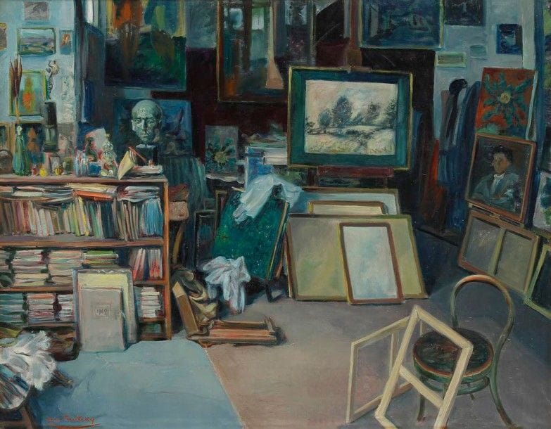 Boris TASLITZKY (1911-2005)

Atelier, 1969
Huile sur toile.
Signée en bas à gauche.
73 x 92 cm
Bibliographie: 
Reproduit dans la catalogue en ligne des ?uvres de l'artiste, section Peintures Ateliers.