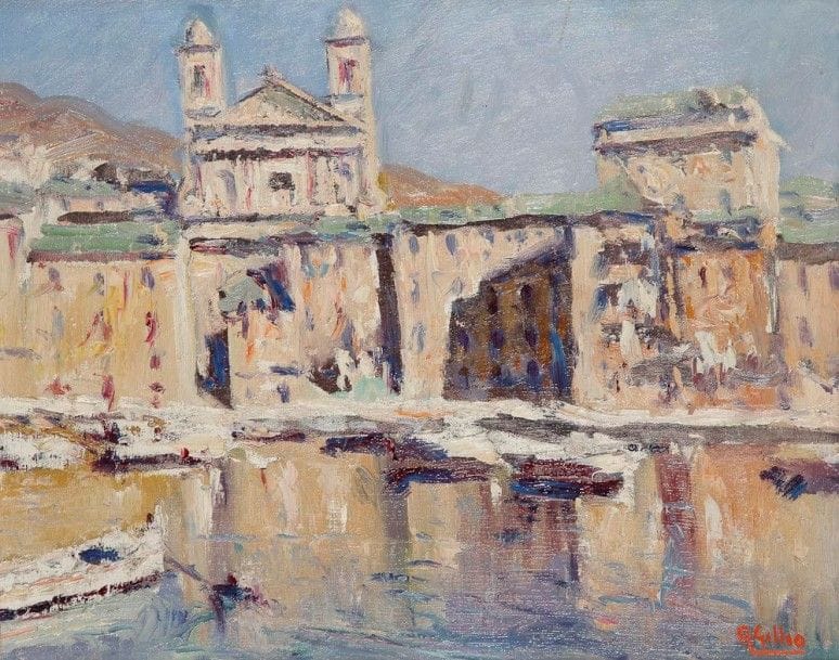 Albert GILLIO (1892-1964)

Bastia, le vieux port
Huile sur toile.
Signée en bas à droite.
33 x 41 cm