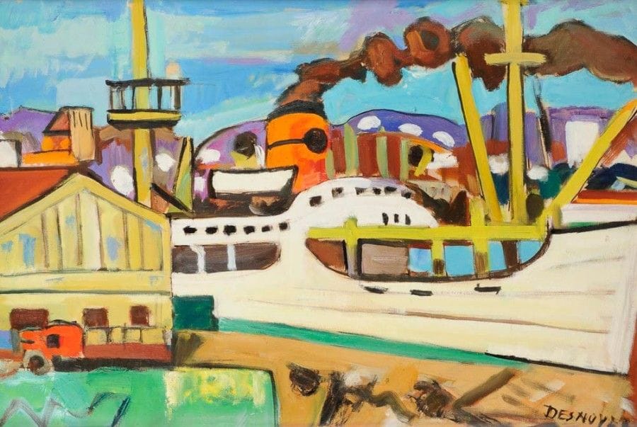 François DESNOYER (1894-1972)

Tanker blanc
Huile sur toile.
Signée en bas à droite.
50 x 73 cm

L'?uvre figurera au Catalogue Raisonné actuellement en préparation.