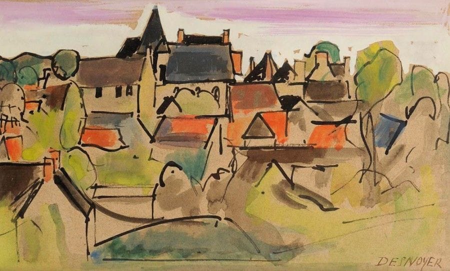 François DESNOYER (1894-1972)

Vue de Chantenay-Villedieu
Aquarelle.
Signée en bas à droite.
17 x 28.5 cm

L'?uvre figurera au Catalogue Raisonné actuellement en préparation.