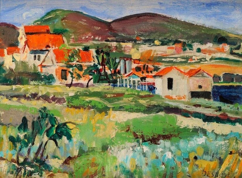 François DESNOYER (1894-1972)

Village de Balaruc
Huile sur panneau.
Signée en bas à droite.
24 x 32 cm

L'?uvre figurera au Catalogue Raisonné actuellement en préparation.