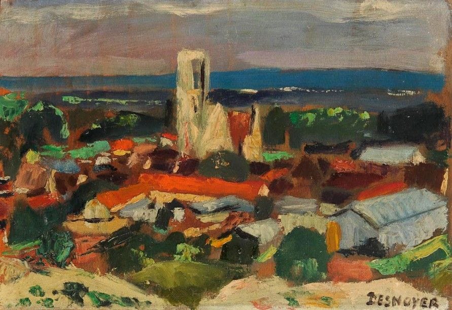 François DESNOYER (1894-1972)

Le Village de Larchant
Huile sur panneau.
Signée en bas à droite.
(Petit accident au panneau).
22 x 33 cm

L'?uvre figurera au Catalogue Raisonné actuellement en préparation.