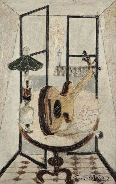 Claude VENARD (1913-1999)

Lampe et mandoline
Huile sur toile.
Signée en bas à droite.
44 x 30 cm

Exposition: 
Arthur Tooth & Sons Ltd, Londres, n°4178.