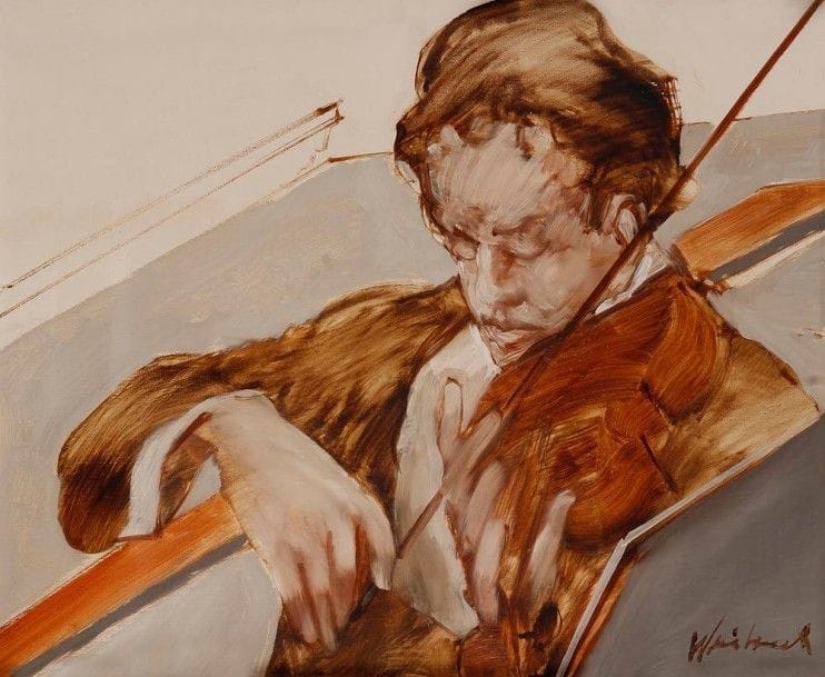 Claude WEISBUCH (1927-2014)

Violoniste
Huile sur toile.
Signée en bas à droite.
33 x 40 cm