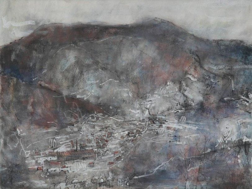 Bernard GANTNER (né en 1928)

Paysage de neige, 1964
Dessin à l'encre et gouache.
Signé et daté en bas à droite.
40 x 52 cm
