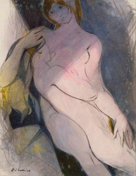 Camille HILAIRE (1916-2004)

Les deux amies
Aquarelle.
Signée en bas à gauche.
36 x 28 cm