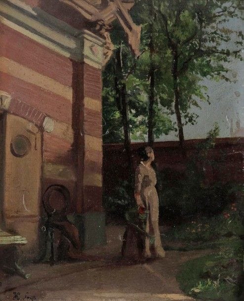 Hendrik LEYS (1815-1869)

Femme à l'arrosoir
Huile sur carton.
Signée en bas à gauche.
26.5 x 21.5 cm