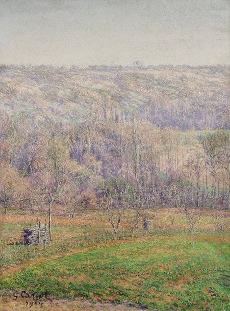 Gustave-Gaston CARIOT (1872-1950)

Paysage, 1904
Huile sur toile.
Signée et datée en bas à gauche.
81 x 60 cm