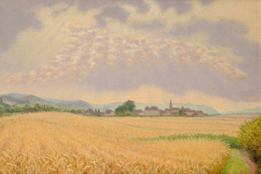 Charles LACOSTE (1870-1959)

Le Village au grand ciel, 1948
Huile sur carton.
Signée et datée en bas à droite.
38 x 55 cm
