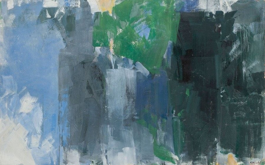 Paul KALLOS [hongrois] (1928-2001)

Frondaisons, 1969
Huile sur toile.
Signée et datée en bas à droite.
72 x 114 cm

Exposition: 
Galerie Zurcher, Paris.

