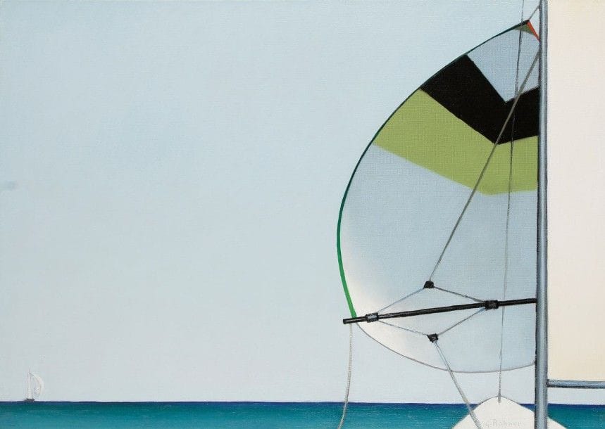 Georges ROHNER (1913-2000)

La Voile
Huile sur toile.
Signée en bas à droite.
65 x 92 cm
