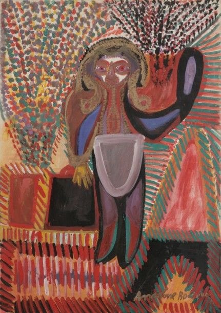Anselme BOIX-VIVES (1899-1969)

Personnage
Gouache.
Signée en bas à droite.
64 x 49 cm
