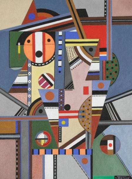 Georges TERZIAN (né en 1939)

Les Dés n° 5
Huile sur toile.
Signée en bas à droite.
Signée et titrée au dos.
100 x 73 cm
