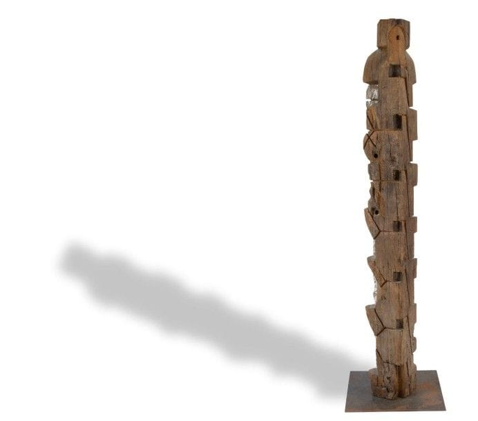 Nicolas ALQUIN (né en 1958)

Stylite en ville, 1991
Sculpture en chêne chaulé.
Hauteut: 224 cm

Provenance: 
Galerie Erval, Paris.

Exposition: 
Alquin, Les Stylites, Prieuré de Saint-Michel de Crouttes, 1991.

Bibliographie: 
Alquin, Les Stylites, éditions Connivences, 1991, catalogue de l'exposition au Prieuré de Saint Michel de Crouttes, reproduit 2 fois.
